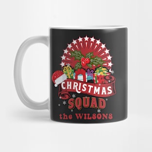 Christmas Family Squad the Wilsons Mug